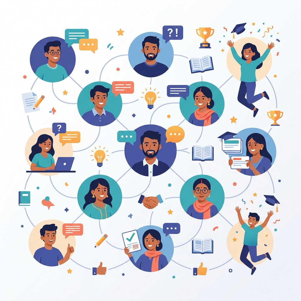 Community Network Illustration